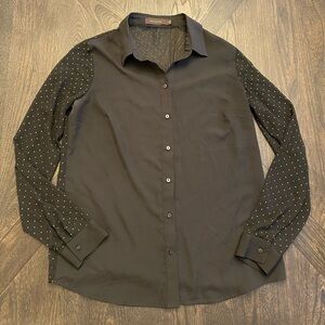 The Limited Black Button Down Shirt Small